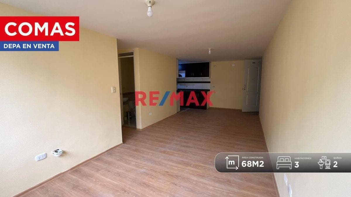 Departamento En Venta En Comas 3 Dormitorios En Condominio Con Tiendas Y Áreas Comunes - 1