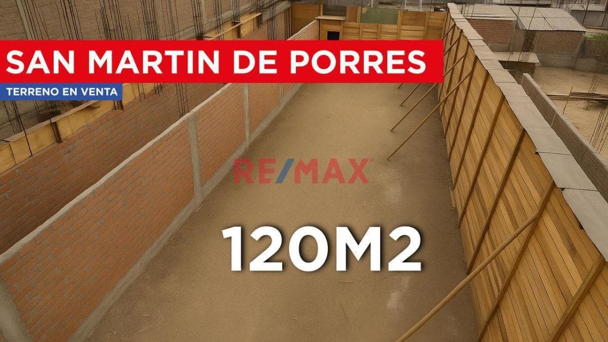 Terreno En Venta En San Martín De Porres 120 M² Cercado Ideal Para Inversión - 1