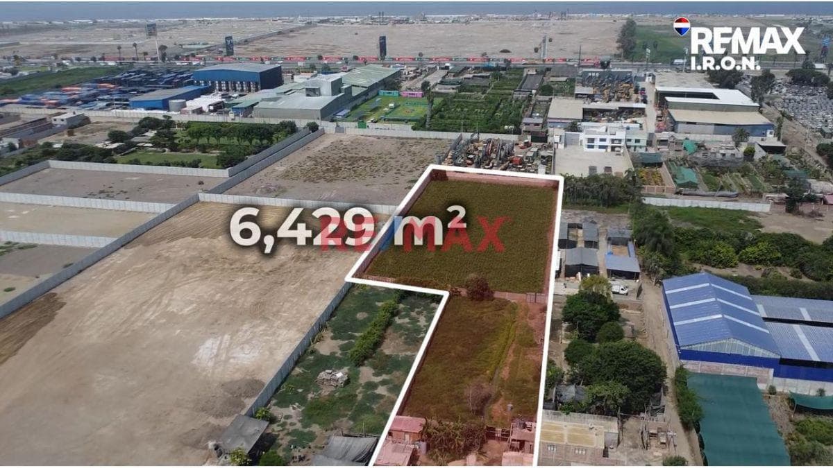 Terreno En Venta De 6,429 M² Cerca A Panamericana Sur Ideal Para Inversión Industrial - 1