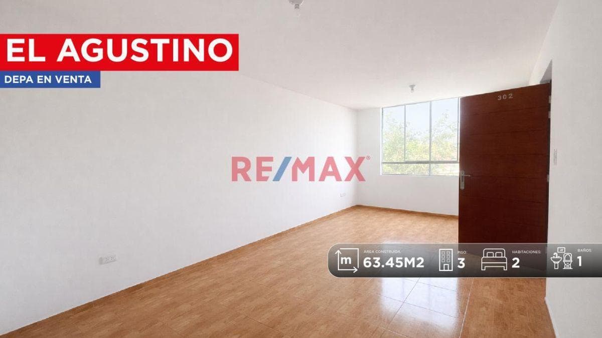Departamento De Estreno En Venta En El Agustino De 62 M² En Piso 3 Bien Ubicado - 1