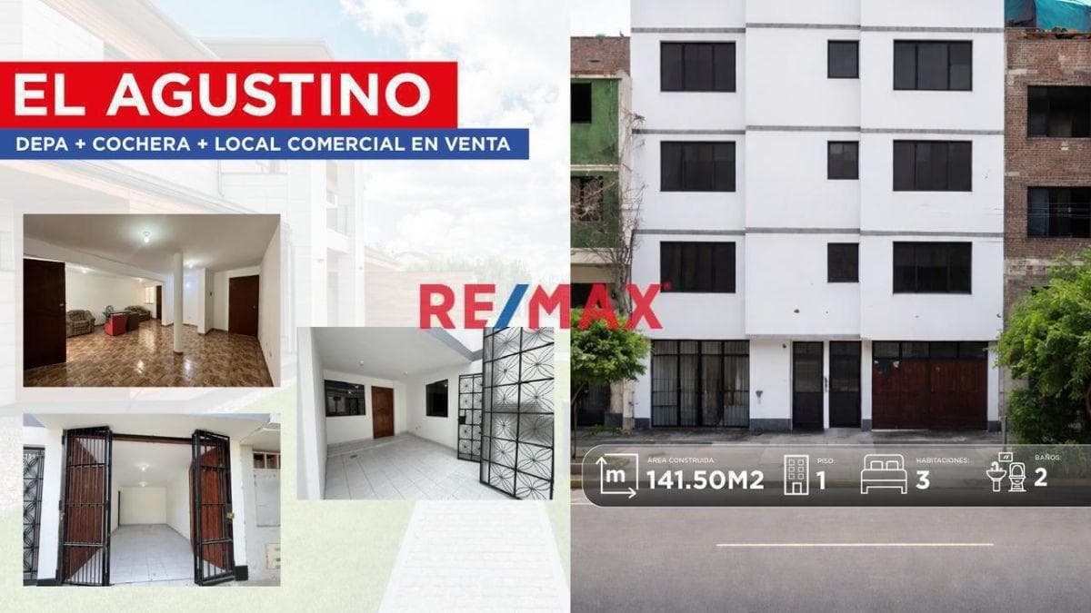 Departamento De Estreno En Venta En El Agustino Con Cochera Y Opción Comercial - 1
