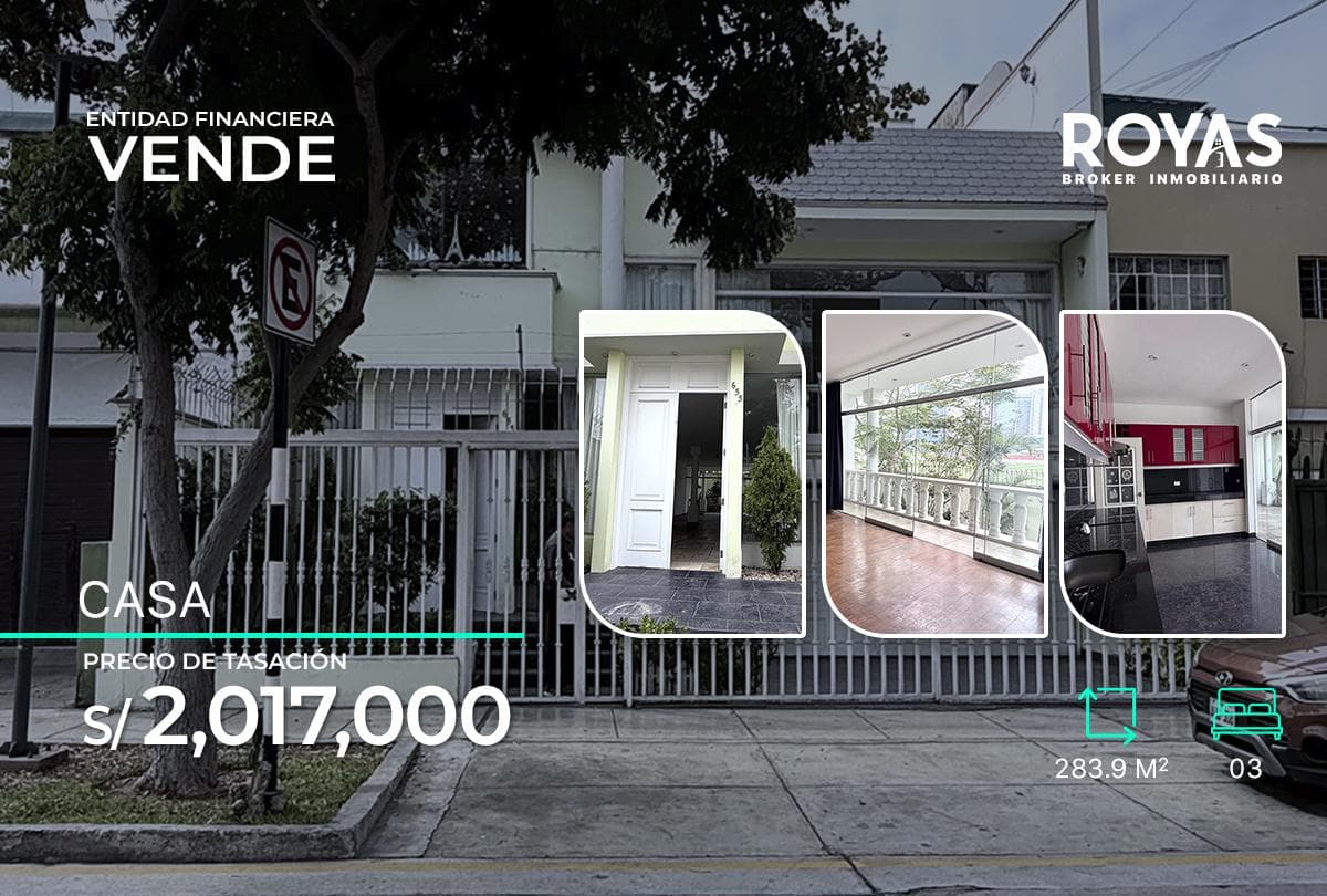 Entidad Financiera Vende hermosa Casa en San Isidro - 1