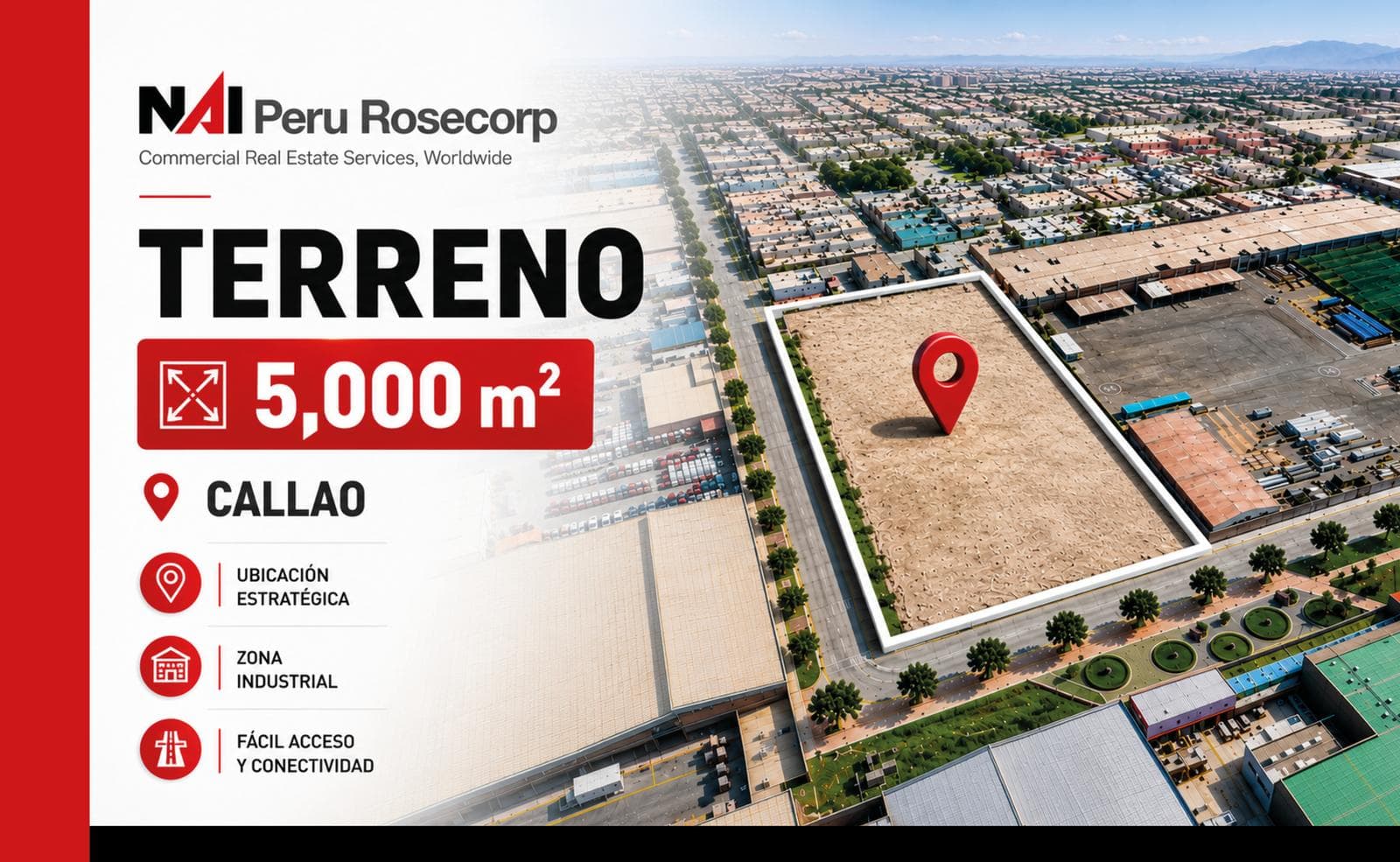 Terreno en Venta - 5,000 m2 - Callao - 1