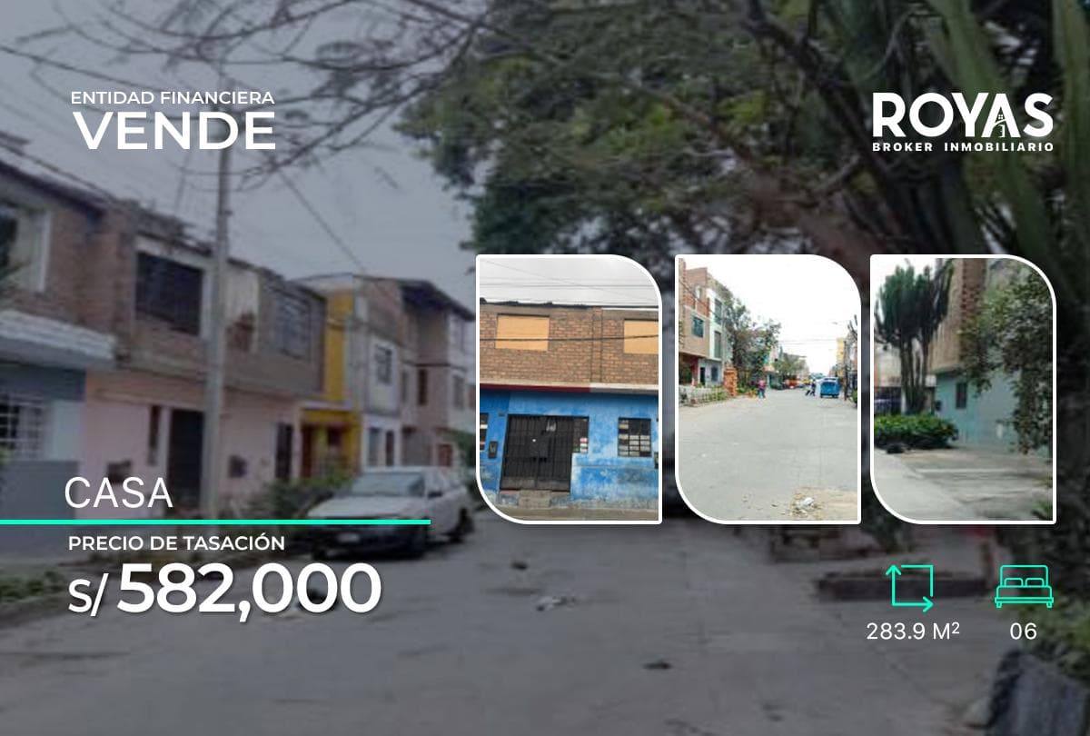 Se Vende Casa en Urb. Peru - SMP - 1