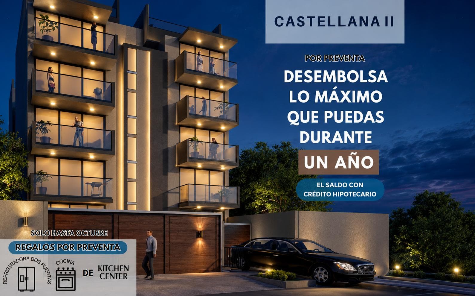 Departamento de estreno de 106m2 en Santiago de Surco - 1