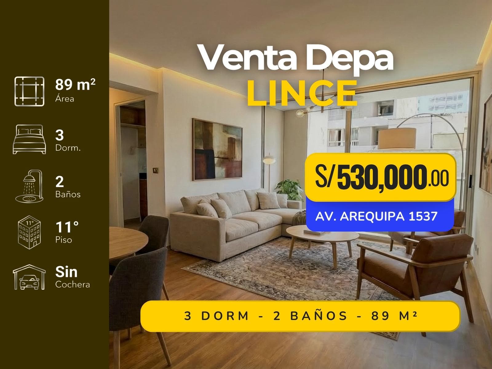 Departamento en Lince - 1